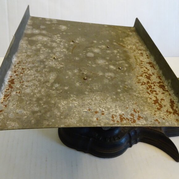 United States Postal Office Scale 4 lb. Limit Fairbanks  - Cast Iron & Brass - Picture 2 of 12